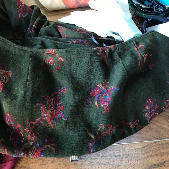 Lauren Ralph Lauren very long wrap skirt paisley, 14 - Picture 5 of 7